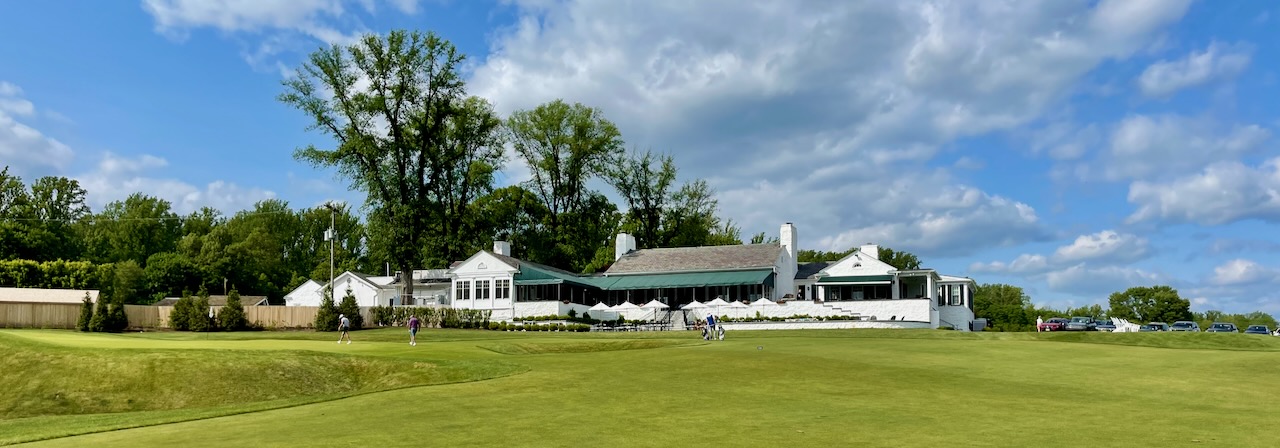 Somerset Hills CC- hole 18 & clubhouse
