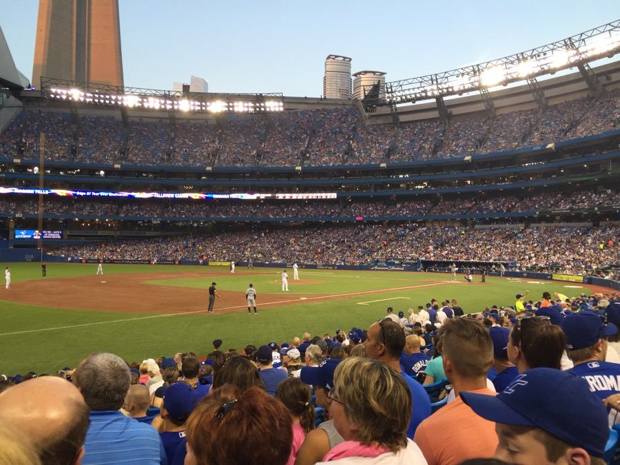 Blue Jays baseball game, Toronto